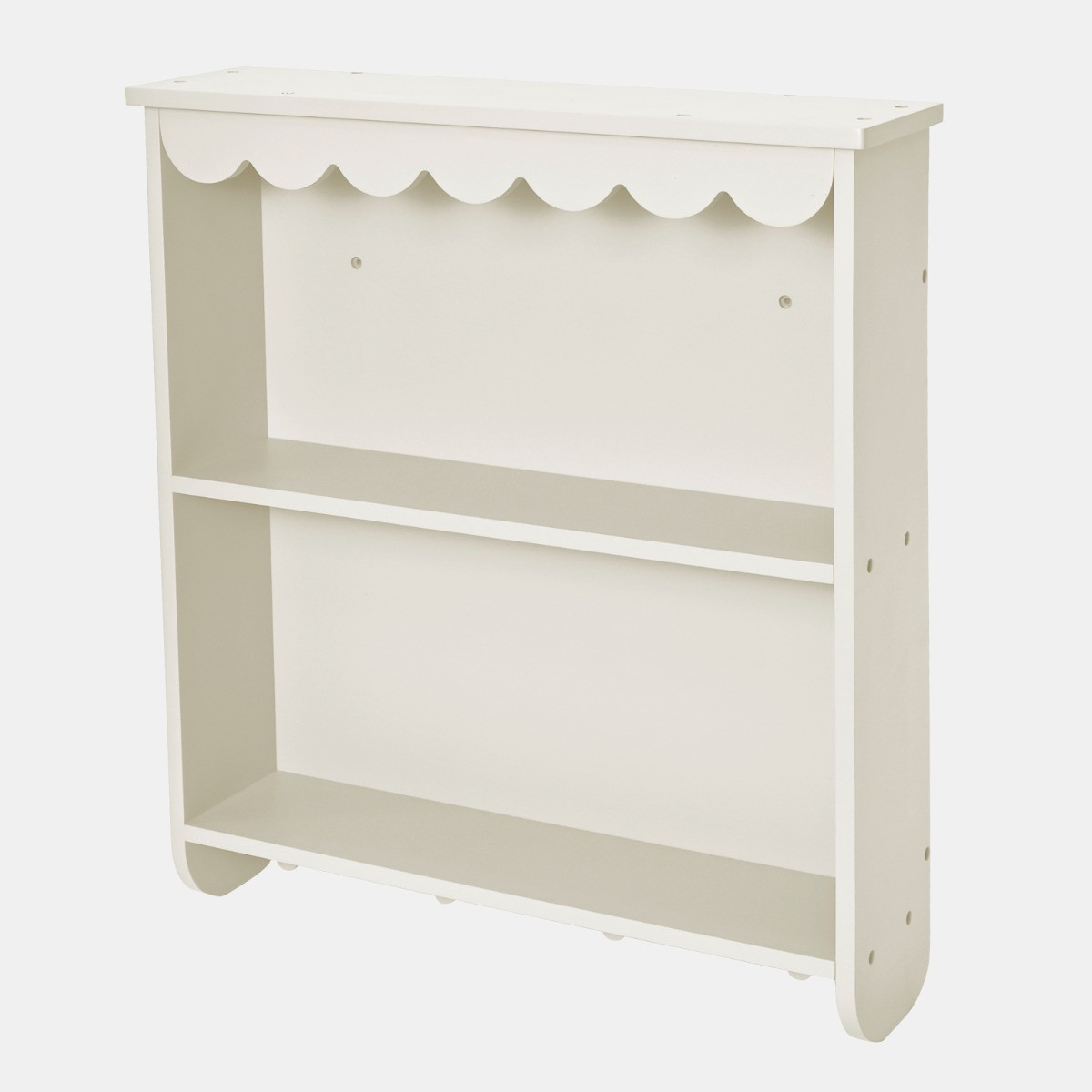 OHS Scallop Shelf with Hooks - Cream>