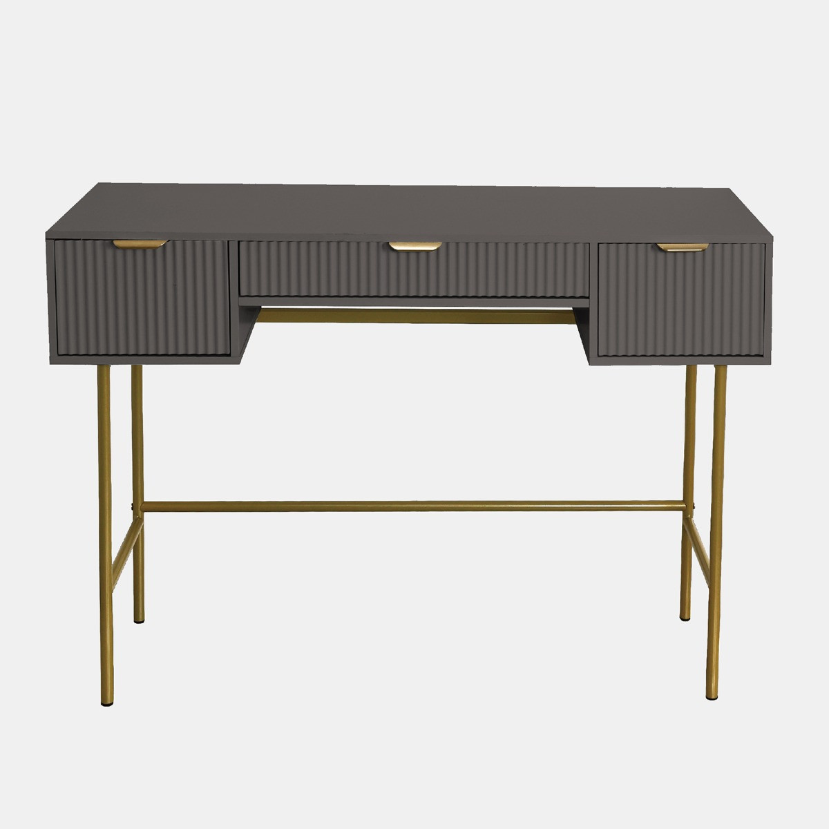 OHS Ribbed Dressing Table - Charcoal>