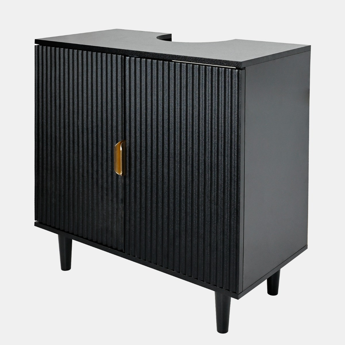OHS Ribbed Under Sink Unit - Black>
