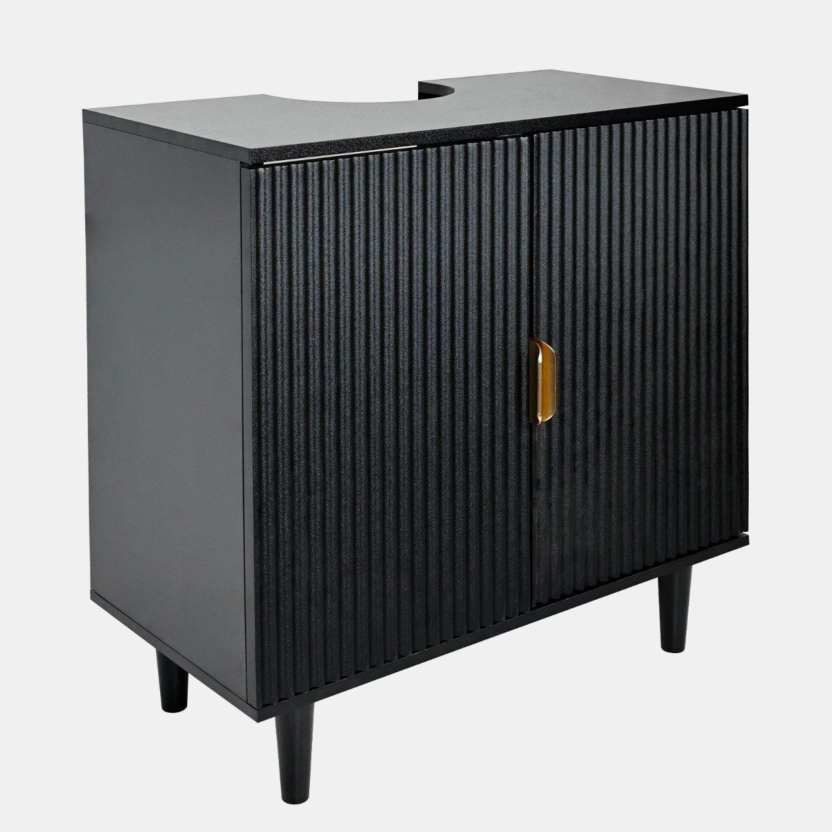 OHS Ribbed Under Sink Unit - Black>