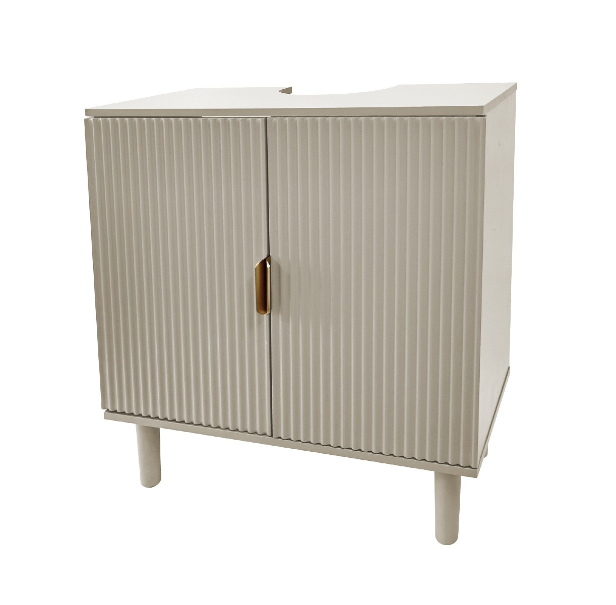 OHS Ribbed Under Sink Unit - Stone>