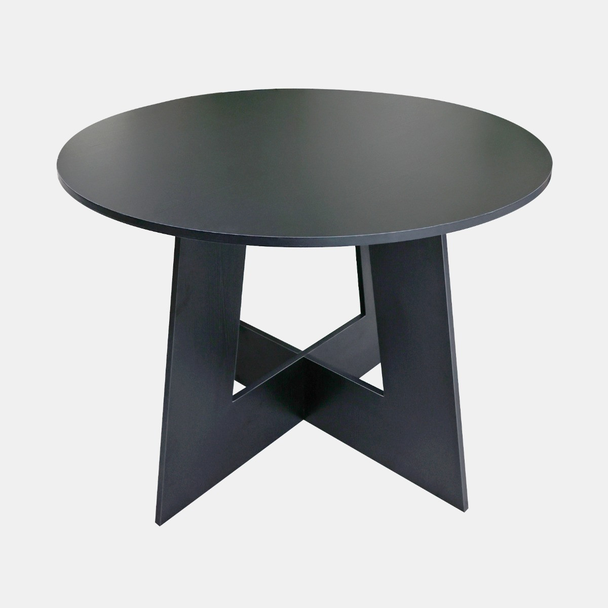 OHS Angular Dining Table - Black>