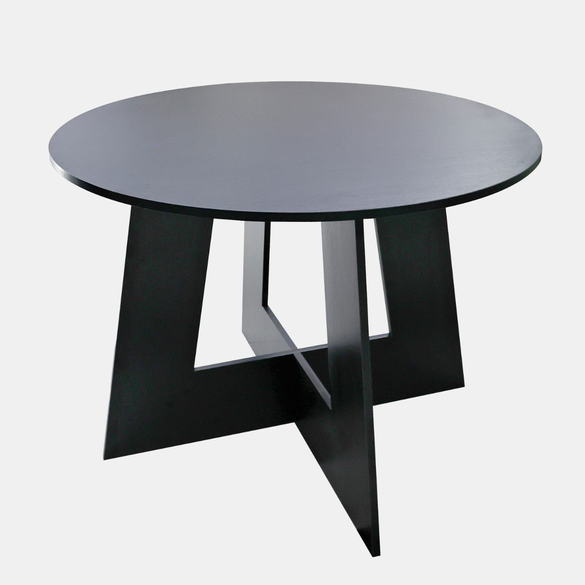 OHS Angular Dining Table - Black>