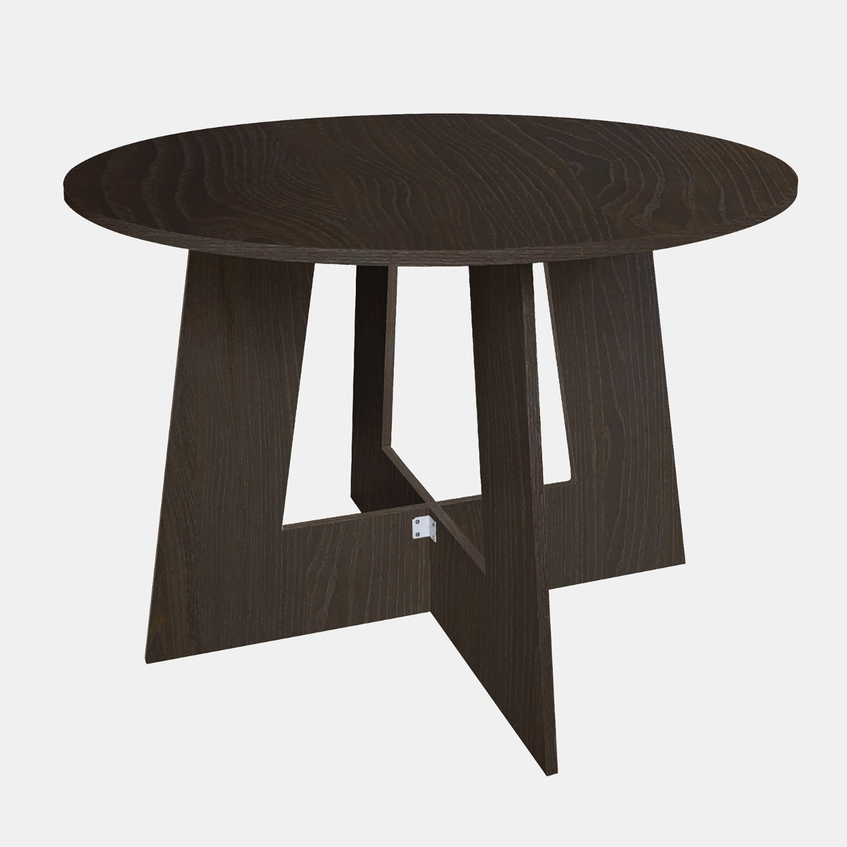 OHS Angular Dining Table - Dark Wood>