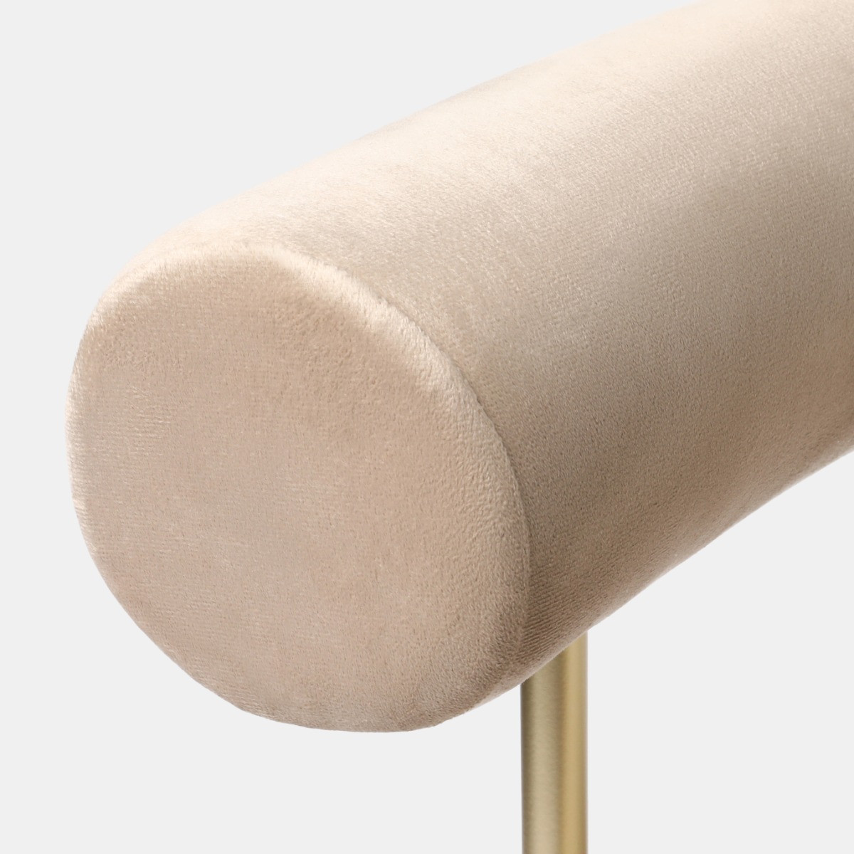 OHS Velvet Dining Chair - Natural/Gold>