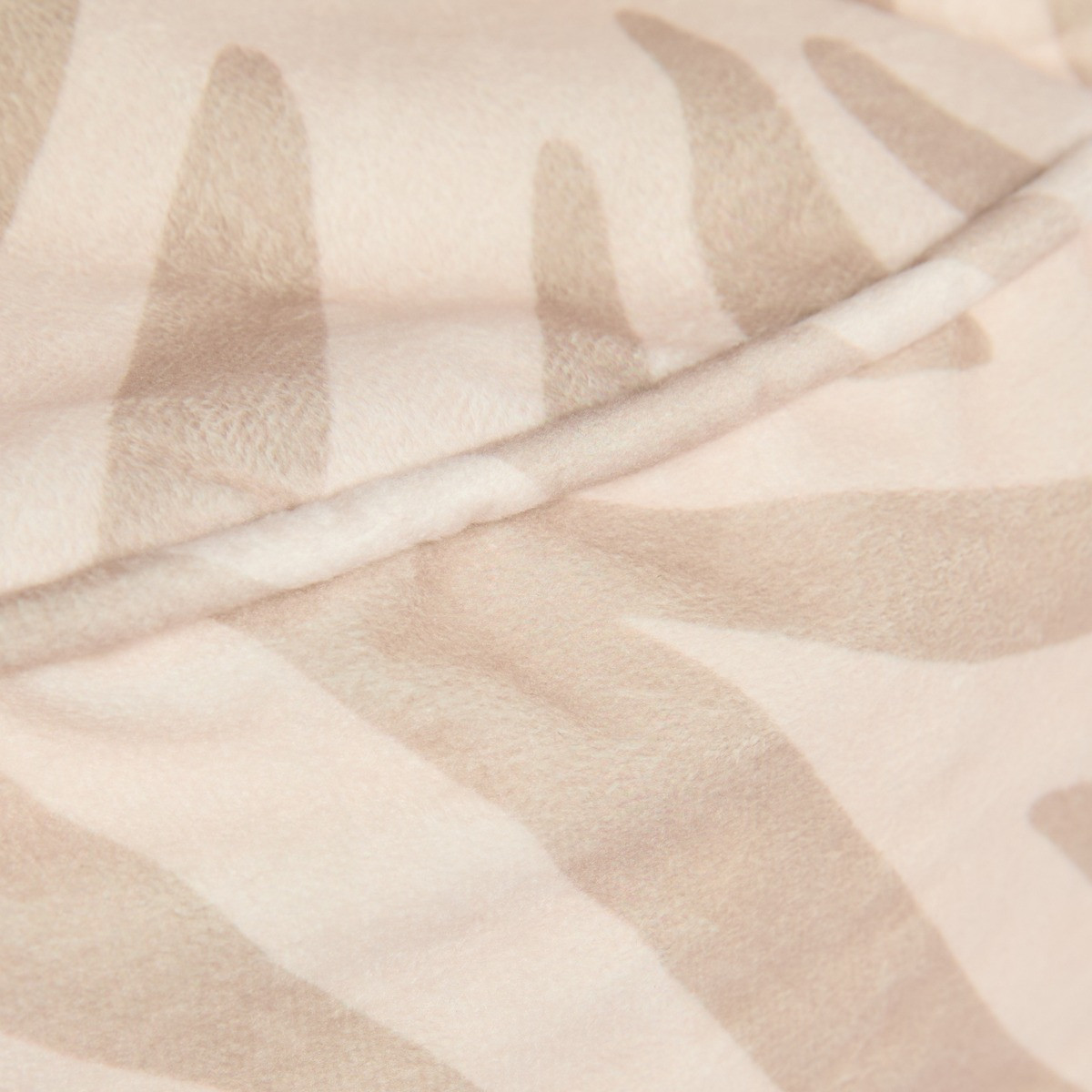 OHS Zebra Print Footstool - Natural>