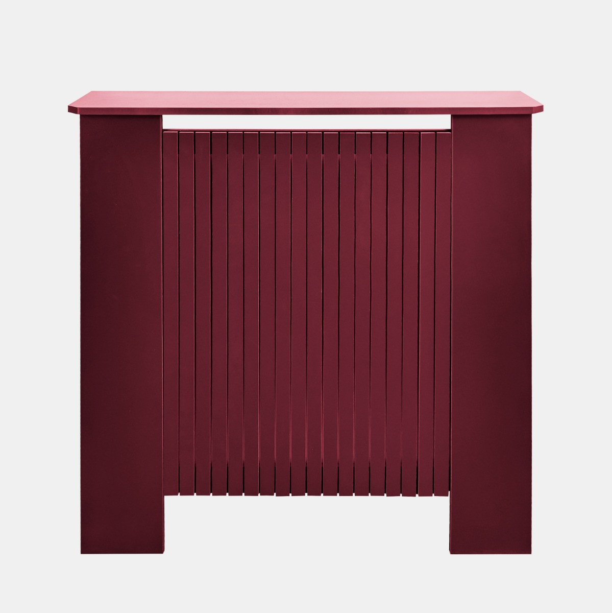 OHS Ribbed Radiator Cover, Deep Berry - Small>