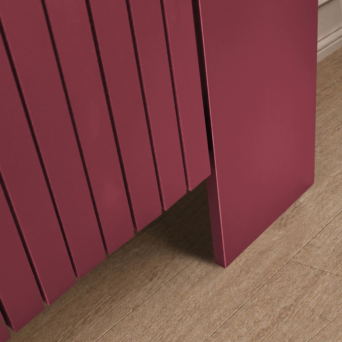 OHS Ribbed Radiator Cover, Deep Berry - Medium>