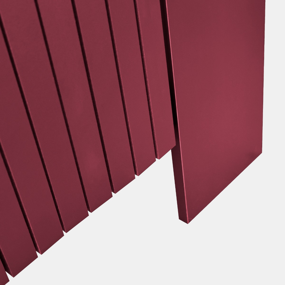 OHS Ribbed Radiator Cover, Deep Berry - Medium>