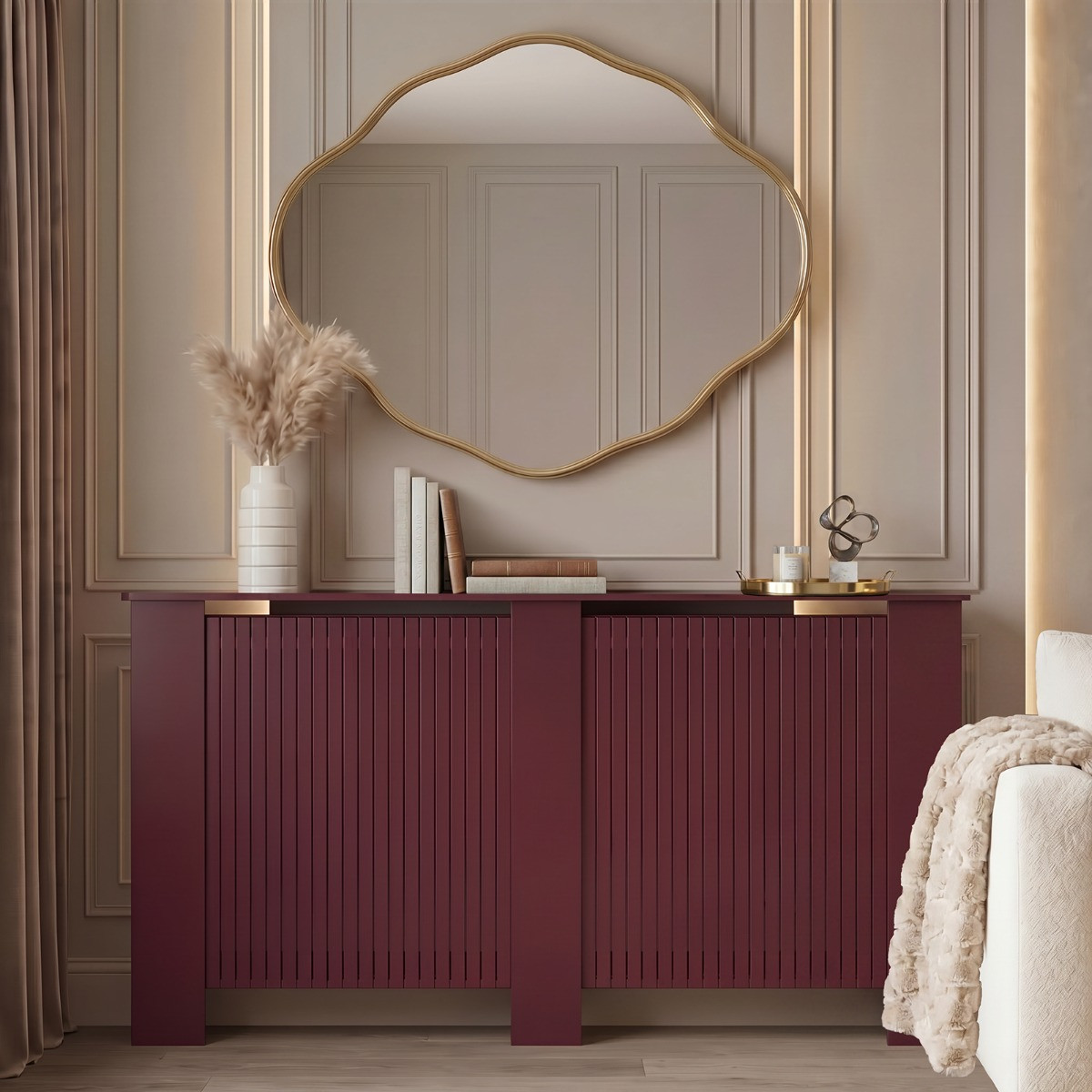 OHS Ribbed Radiator Cover - Deep Berry>