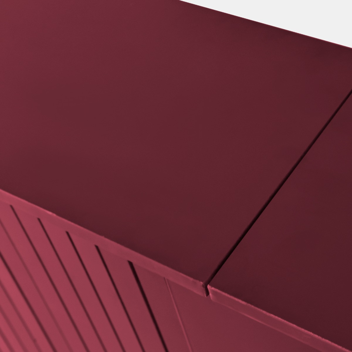 OHS Ribbed Radiator Cover, Deep Berry - Large>