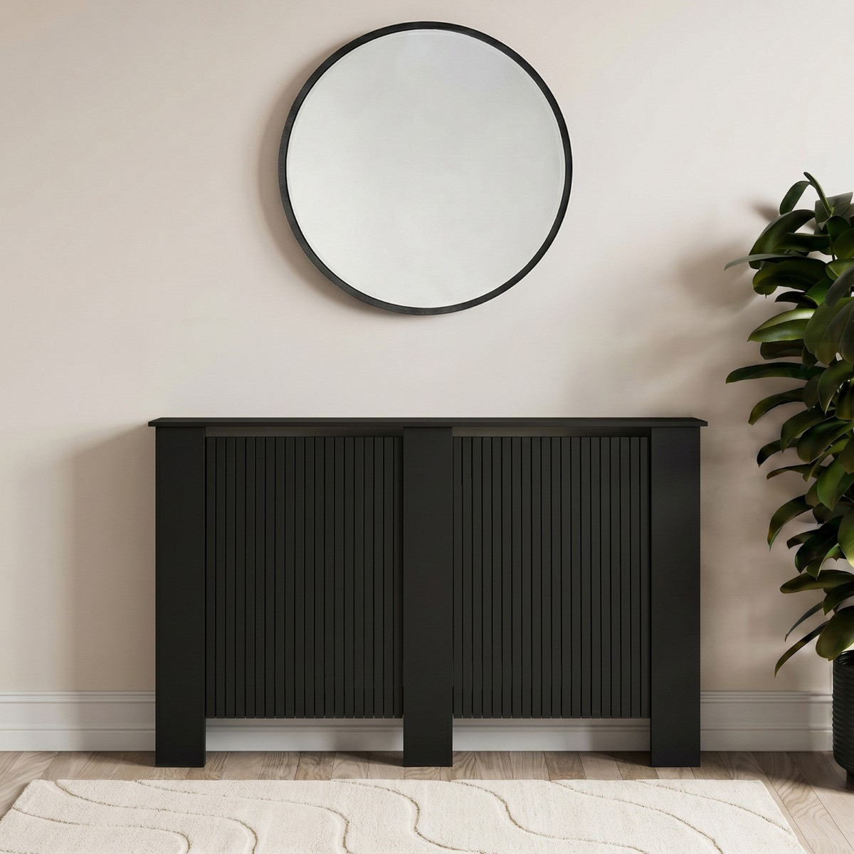 OHS Ribbed Radiator Cover - Black>