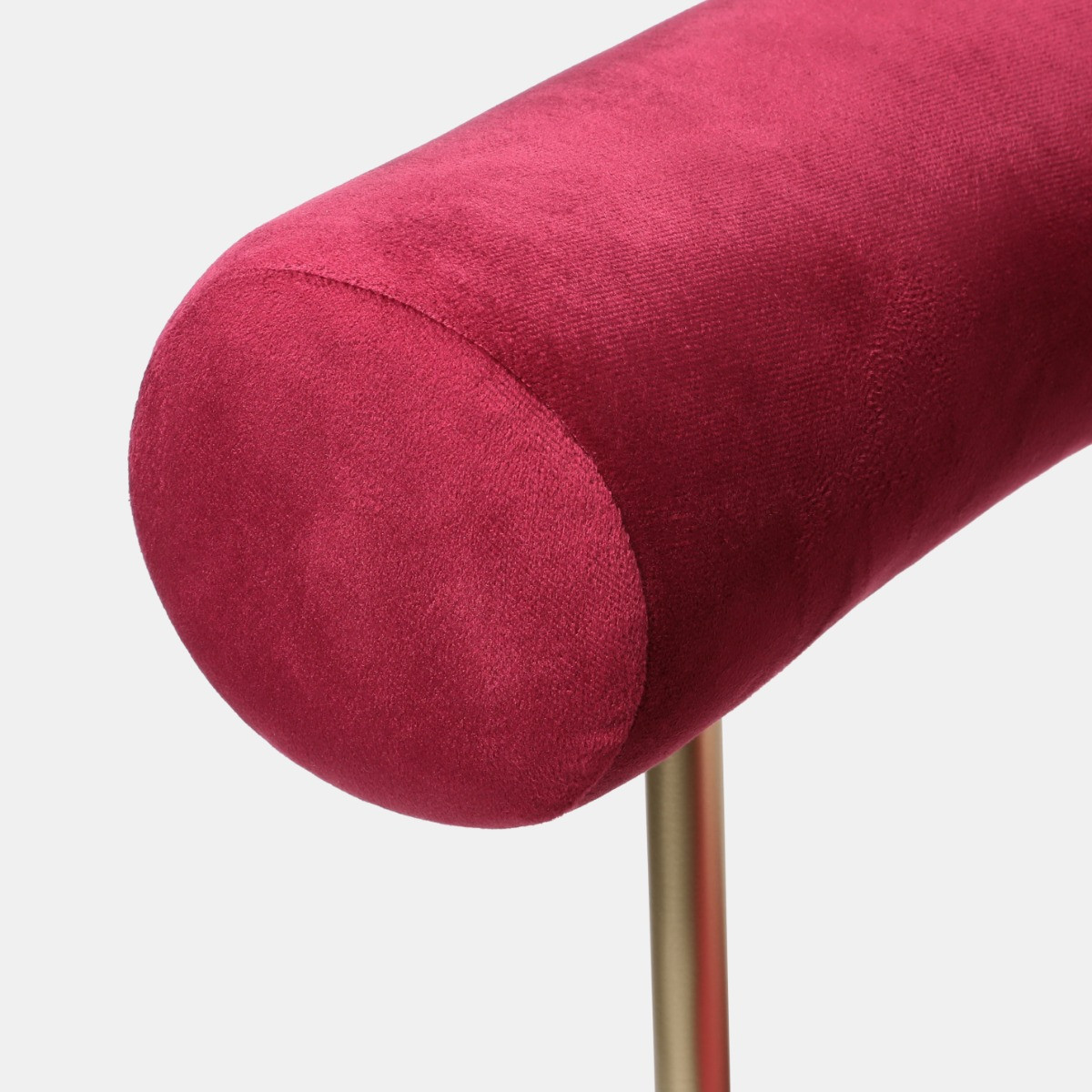 OHS Dining Chair - Burgundy/Gold>