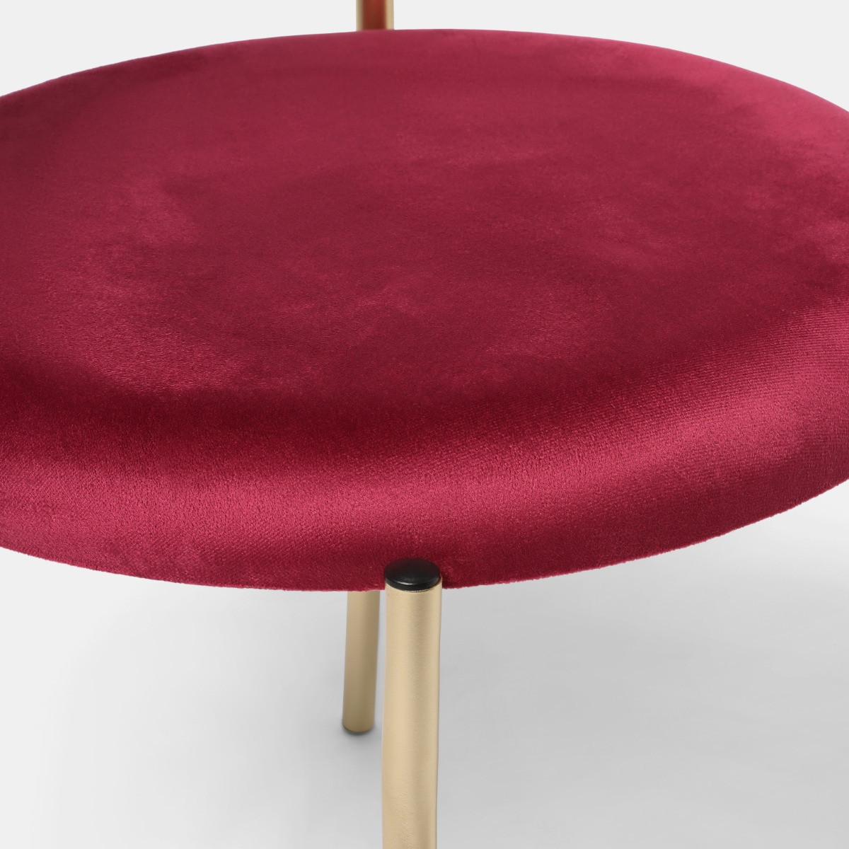 OHS Dining Chair - Burgundy/Gold>
