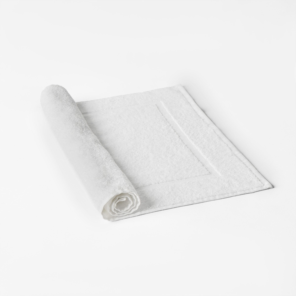 Highams 100 Cotton Bath Mat White