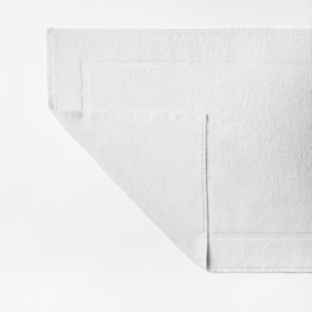 Highams 100 Cotton Bath Mat White