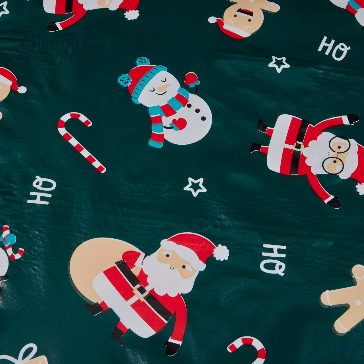OHS Christmas Print Tablecloth - Green>