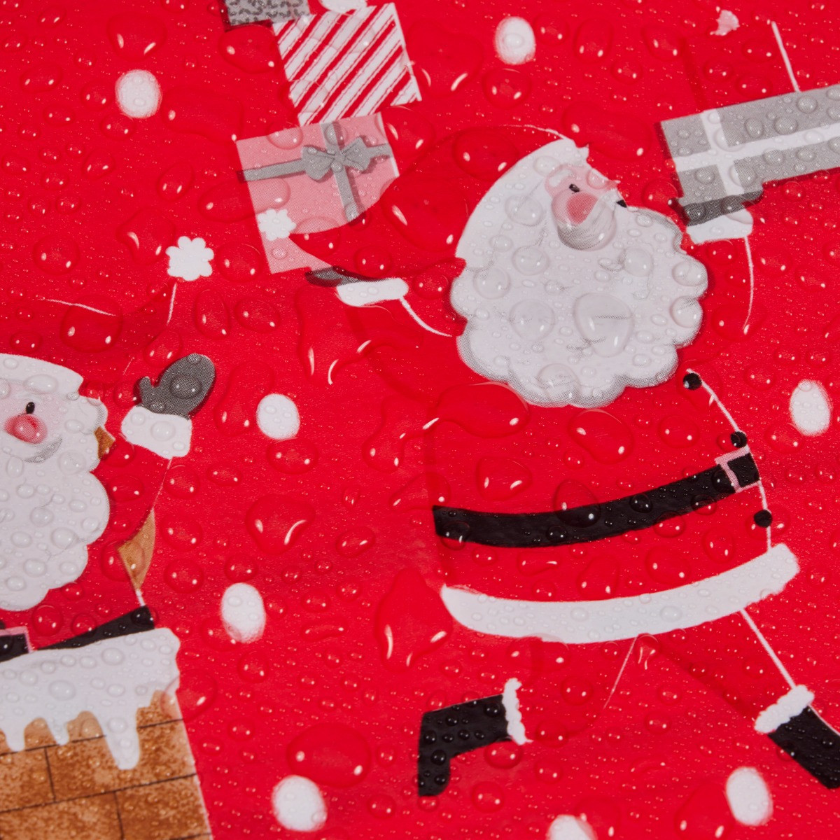 OHS Santa Print Tablecloth - Red>