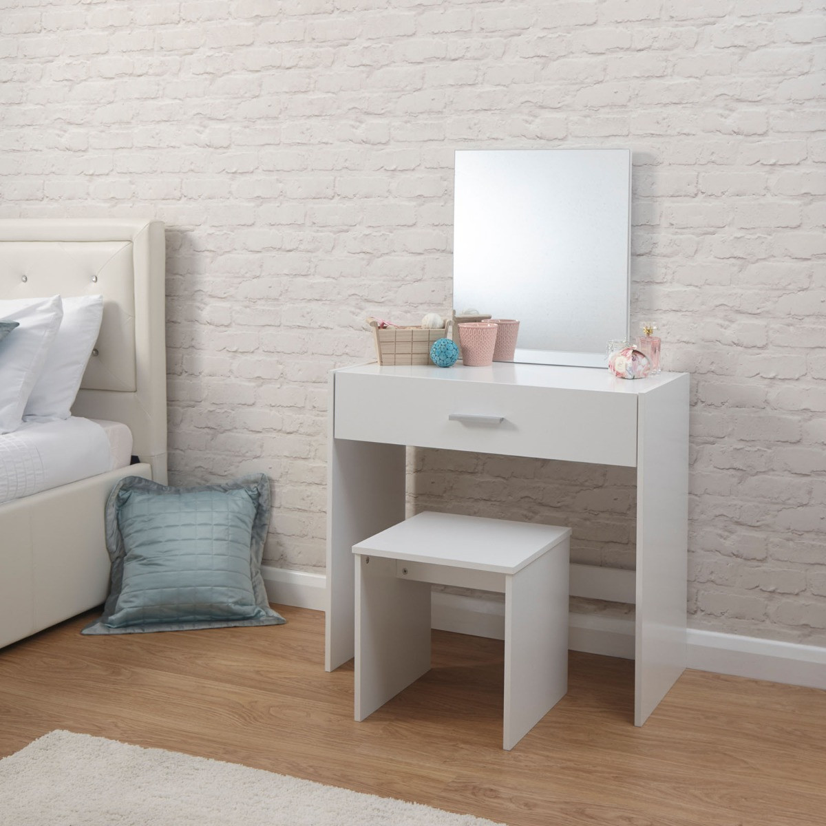 Julia Dressing Table - White>