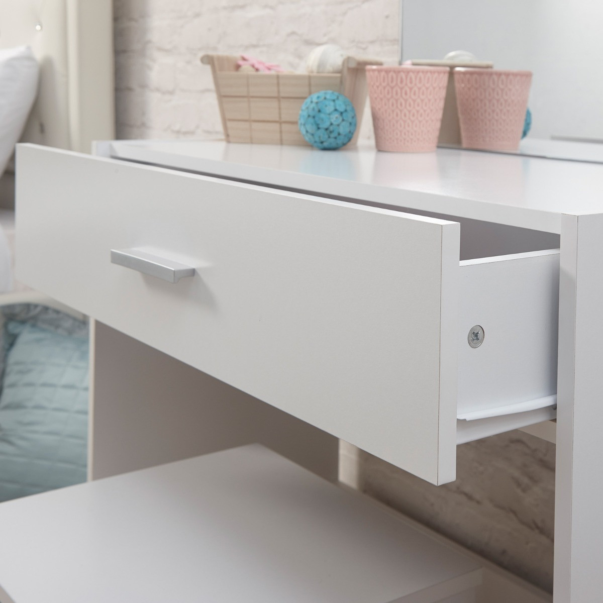 Julia Dressing Table - White>
