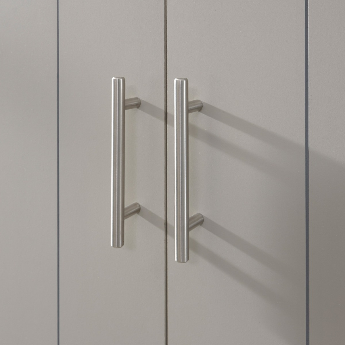 Kenda 2-Door 1-Drawer Wardrobe - Grey>