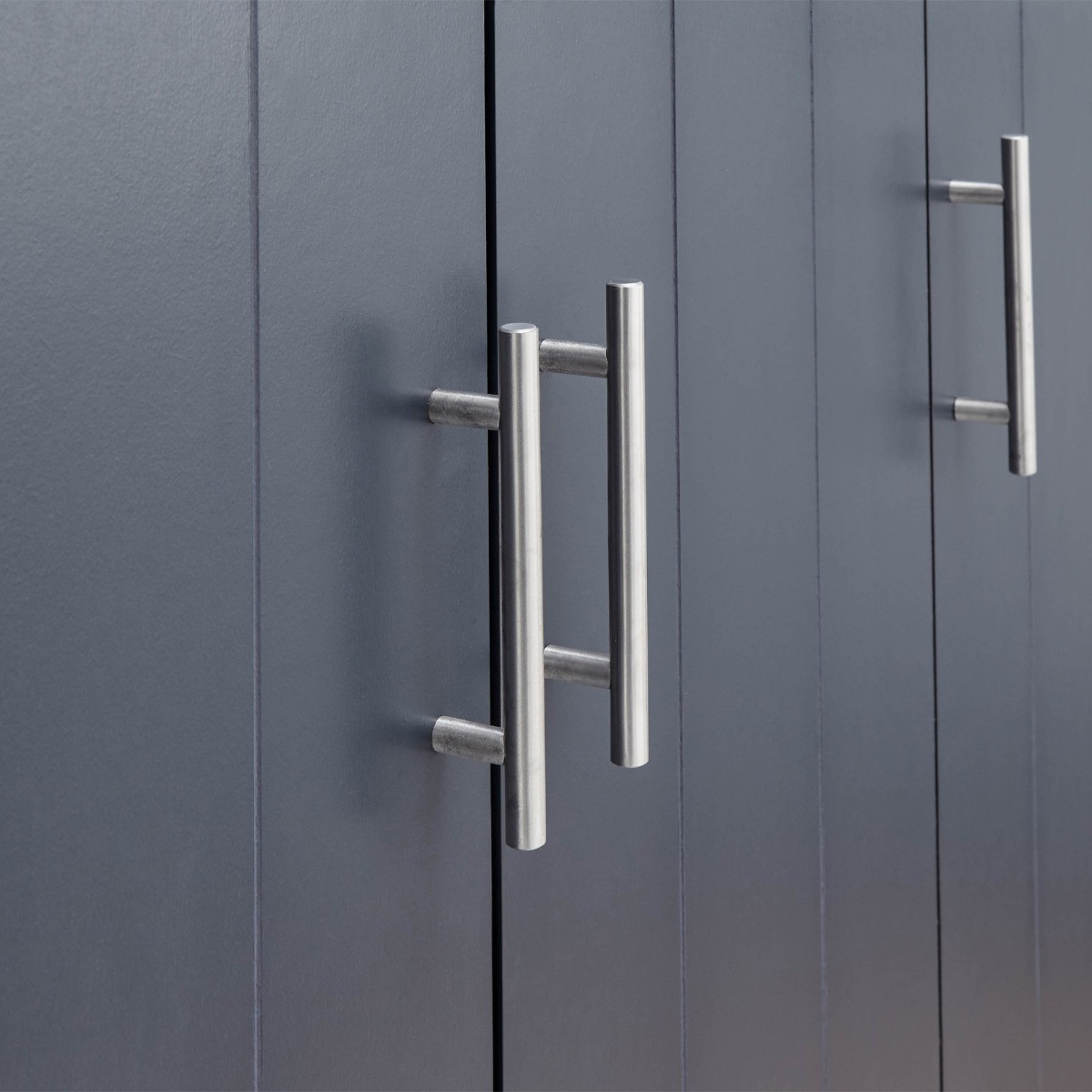 Kendal 3-Door 3-Drawer Wardrobe - Slate Blue>