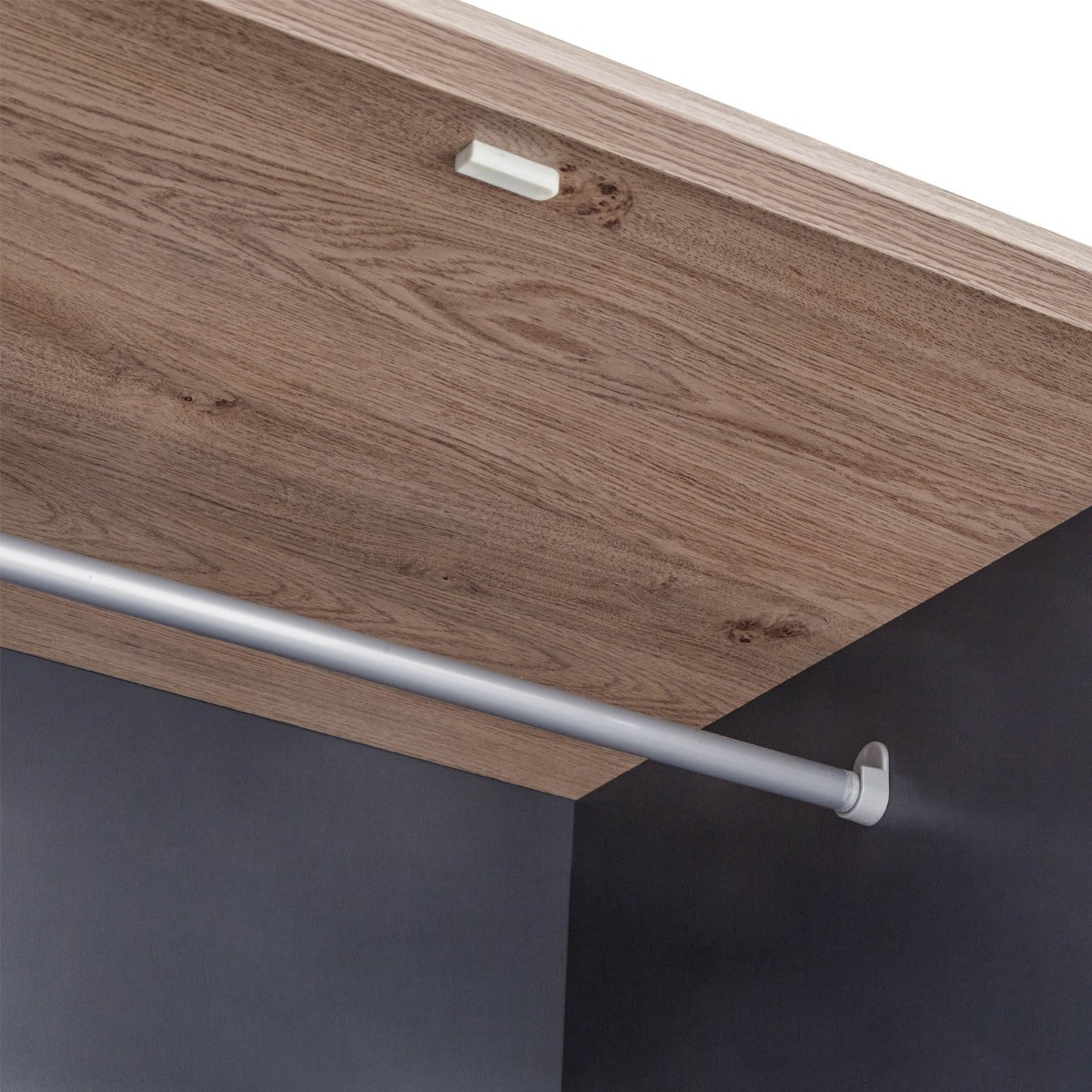 Kendal 3-Door 3-Drawer Wardrobe - Slate Blue>