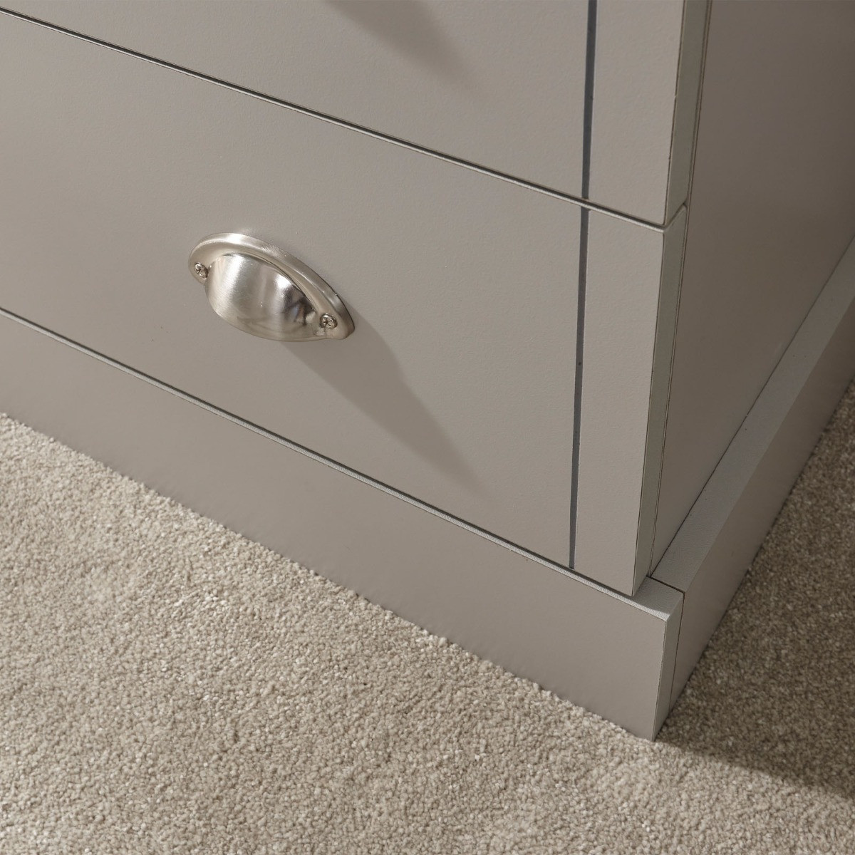 Kendal 2 + 3 Drawer Chest of Drawers - Grey>