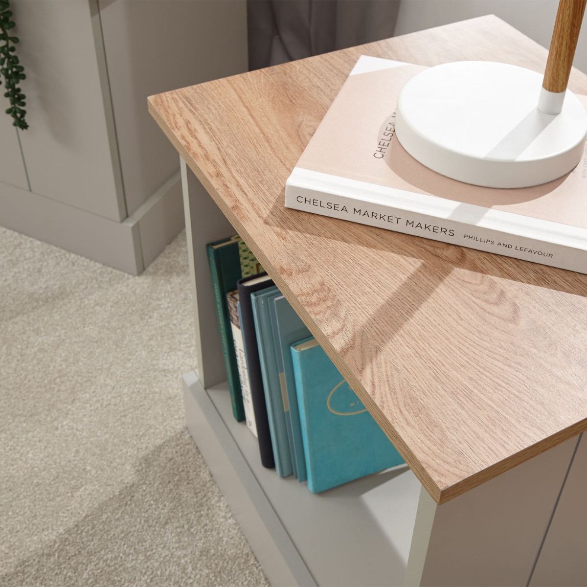 Kendal Lamp Table - Grey>