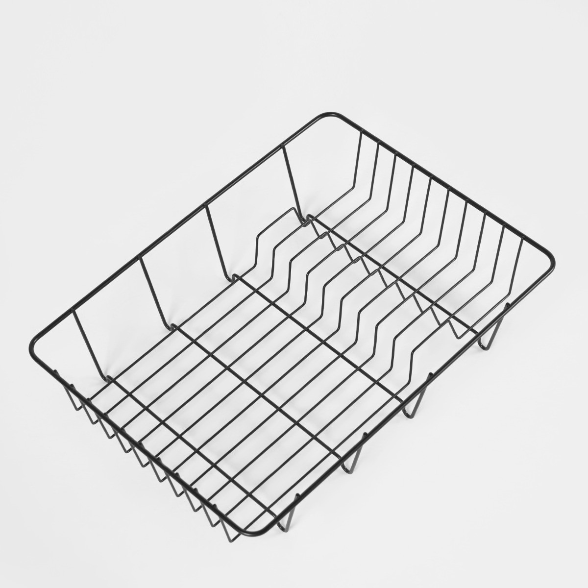 OHS Wire Dish Drainer Rack - Black