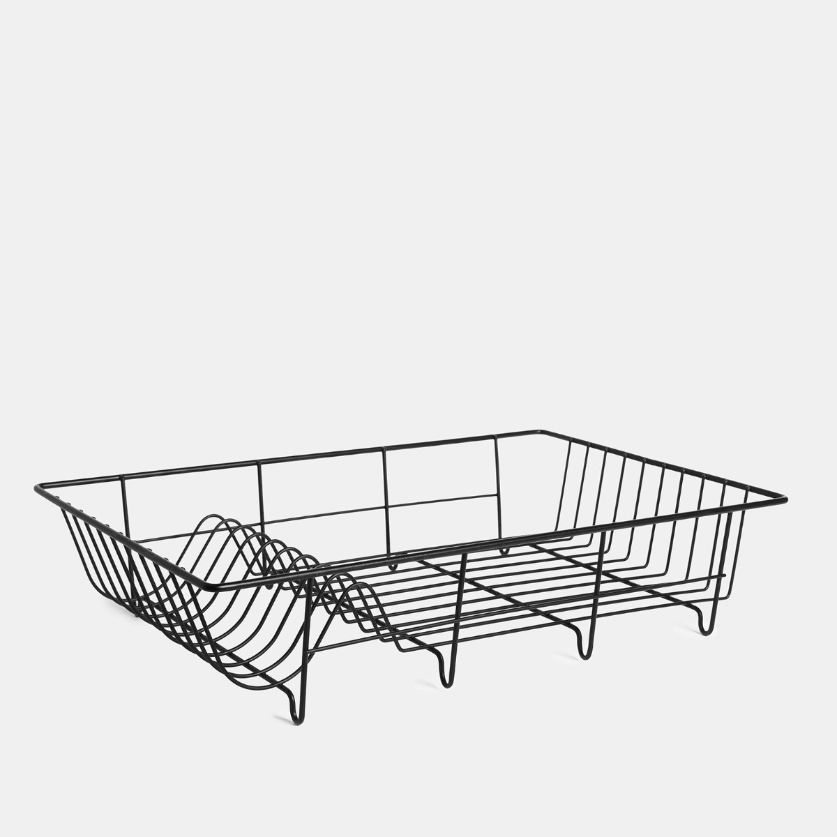 OHS Wire Dish Drainer Rack - Black>