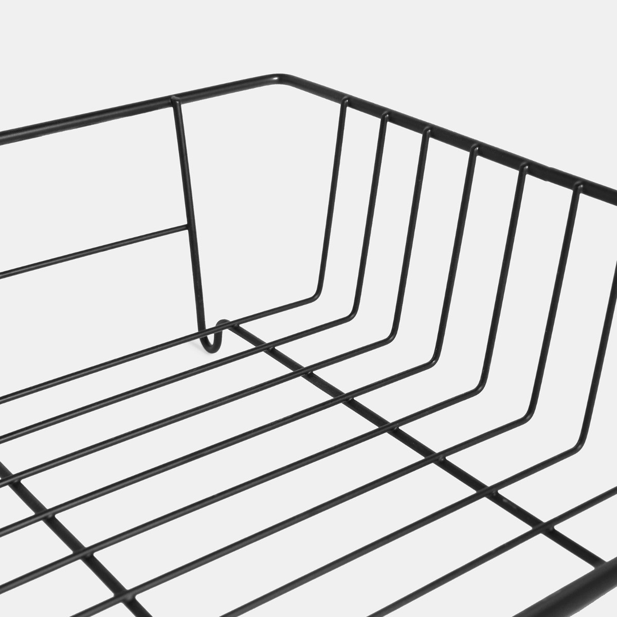 OHS Wire Dish Drainer Rack - Black>