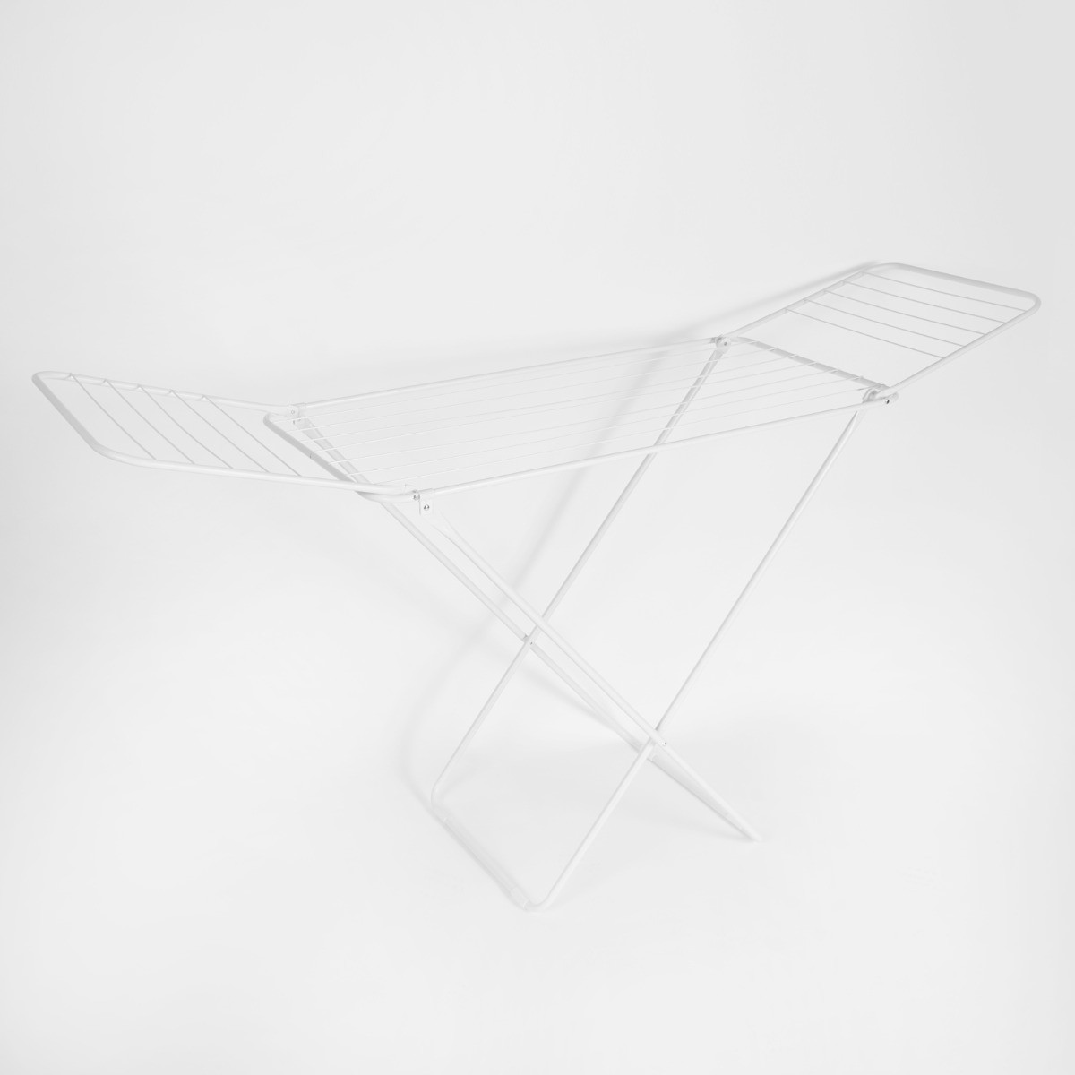 OHS 18M Stainless Steel Foldable Drying Airer - White >