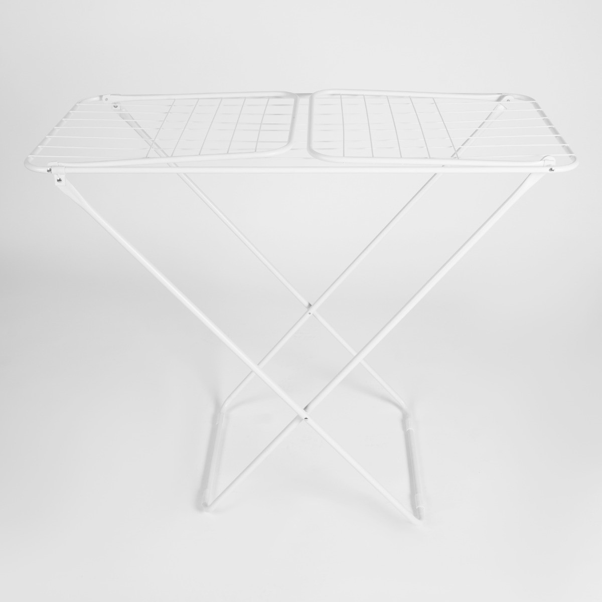 OHS 18M Stainless Steel Foldable Drying Airer - White >