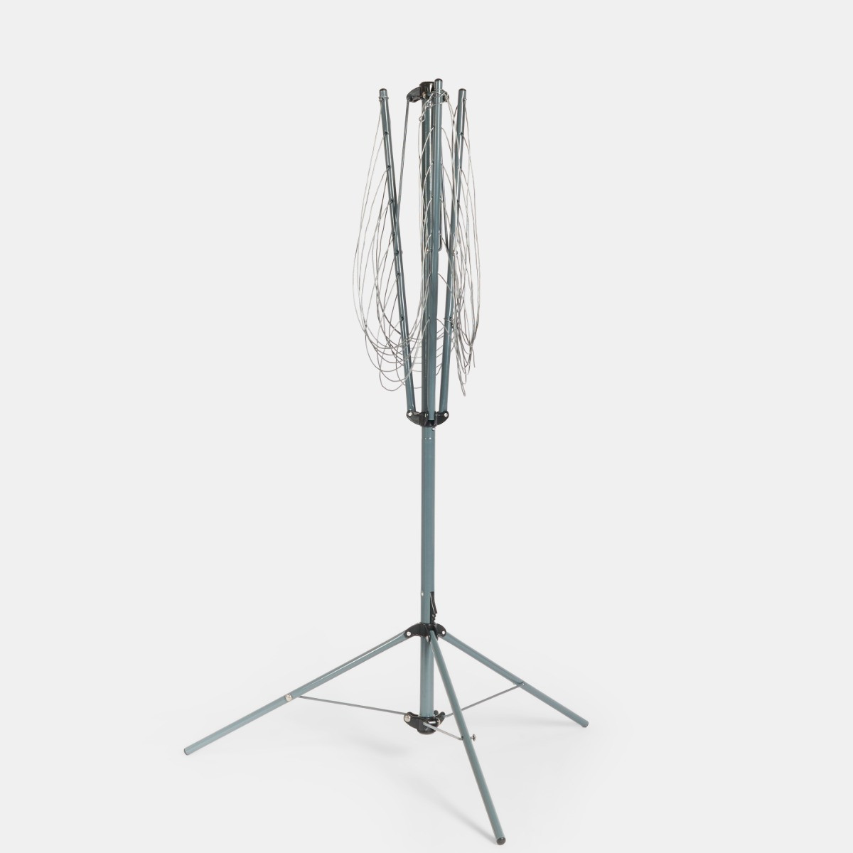 OHS 3 Arm Steel Rotary Airer With Tripod - Grey>