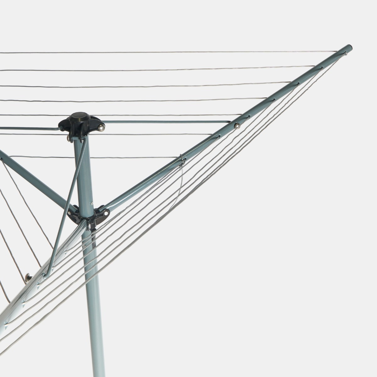 OHS 3 Arm Steel Rotary Airer With Tripod - Grey>