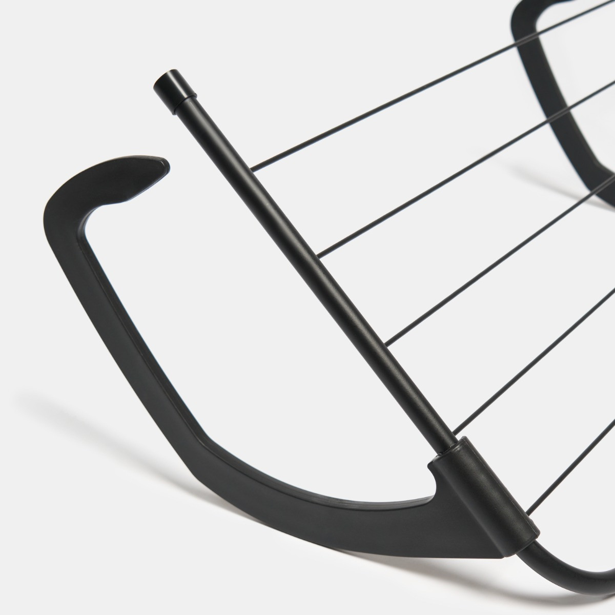 OHS 3m Radiator Clothes Airer - Black>