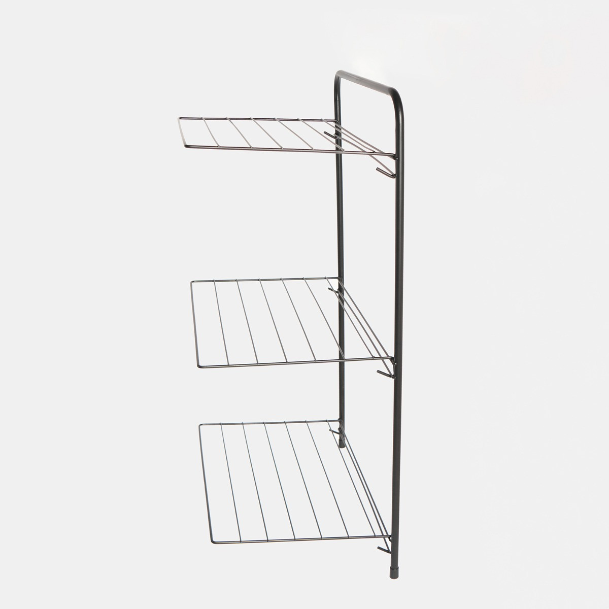 OHS Over The Door Tiered Foldable Drying Rack - Black>