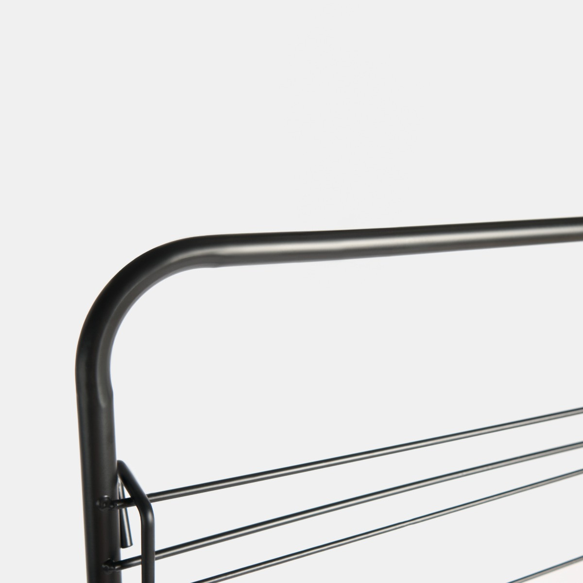 OHS Over The Door Tiered Foldable Drying Rack - Black>