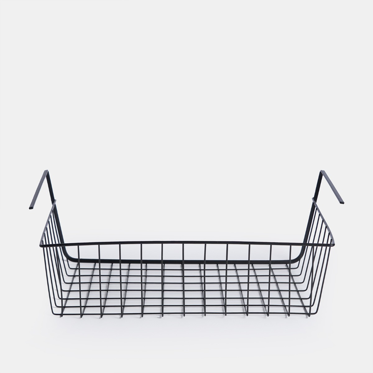 OHS Metal Wire Under Shelf Basket - Black>