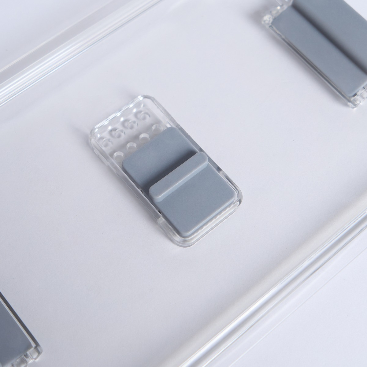 OHS Fridge Container With Removable Basket,  Medium - Grey/Clear>