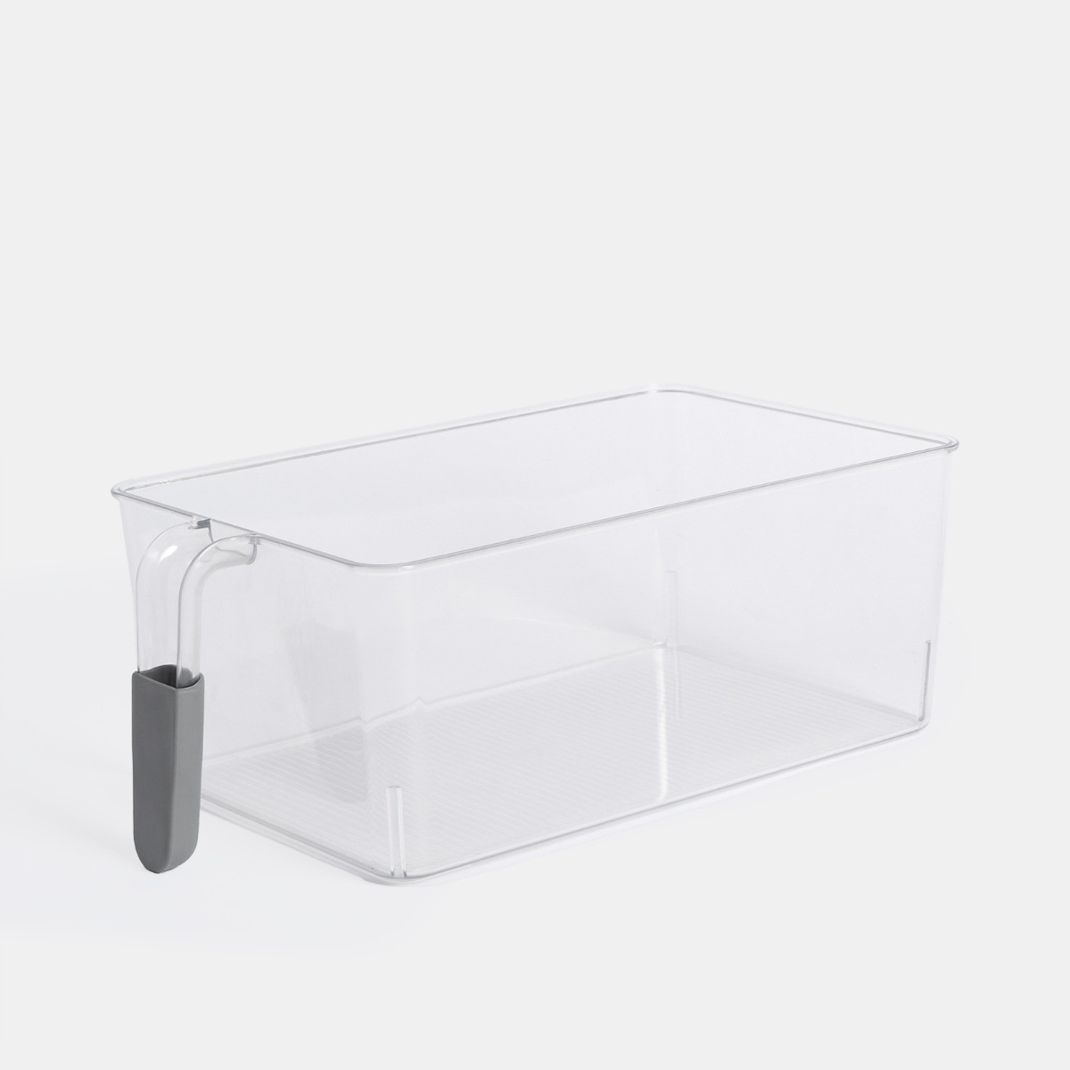 OHS Fridge Storage Tray With Handle - Clear >