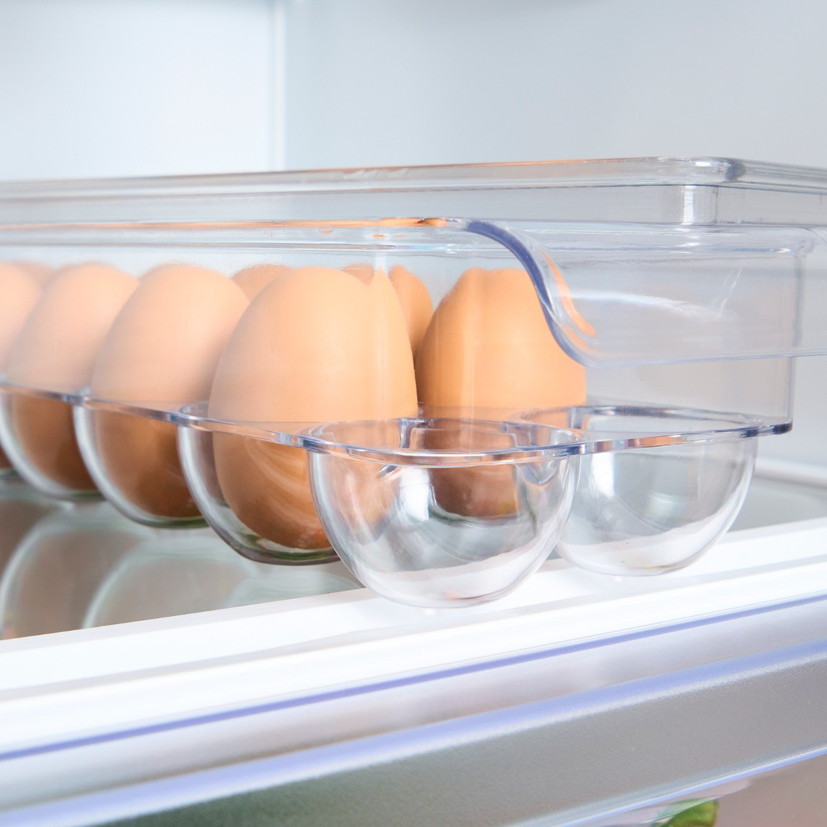 OHS Plastic Egg Storage With Lid - Clear >