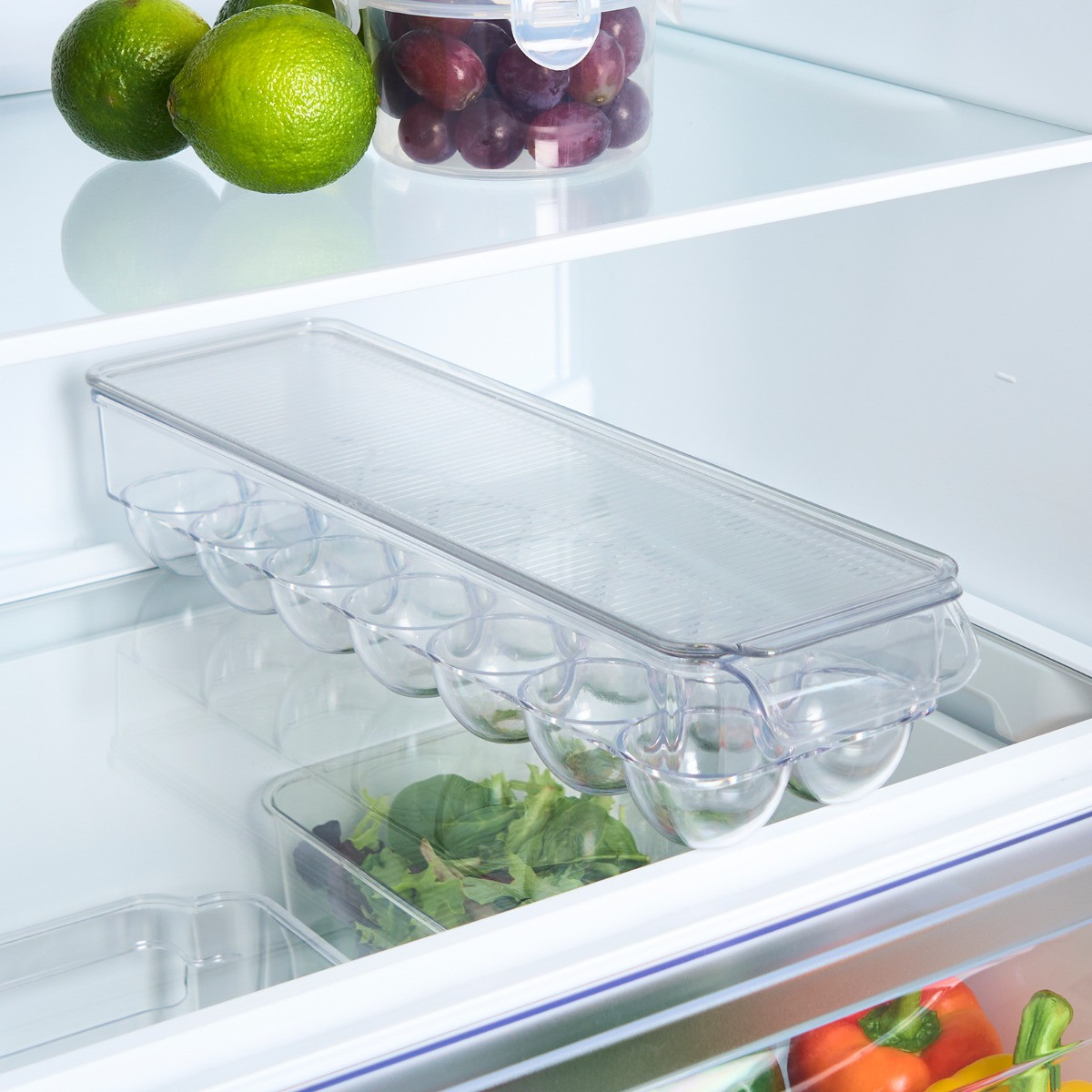 OHS Plastic Egg Storage With Lid - Clear >