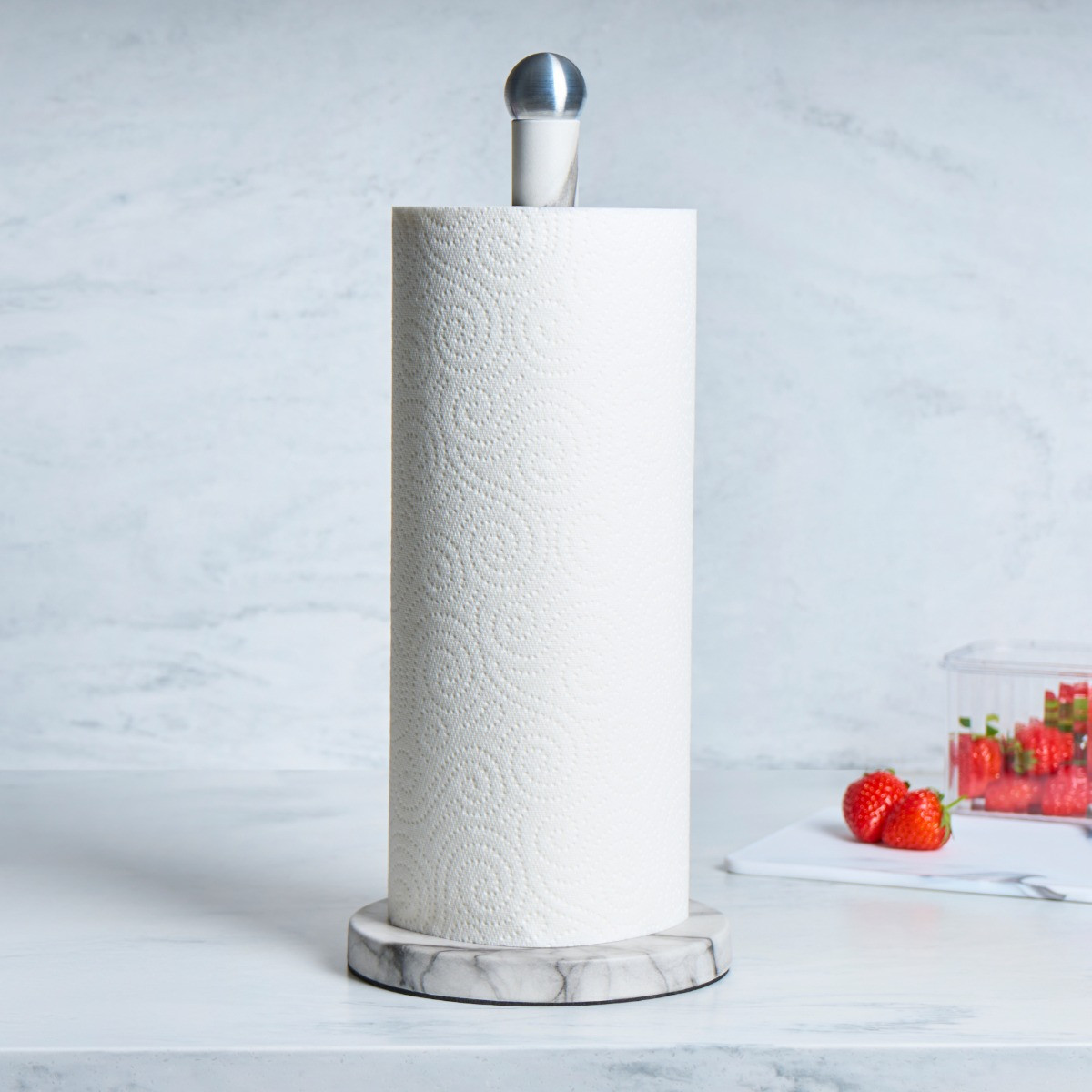 OHS Kitchen Roll Holder - White Marble>