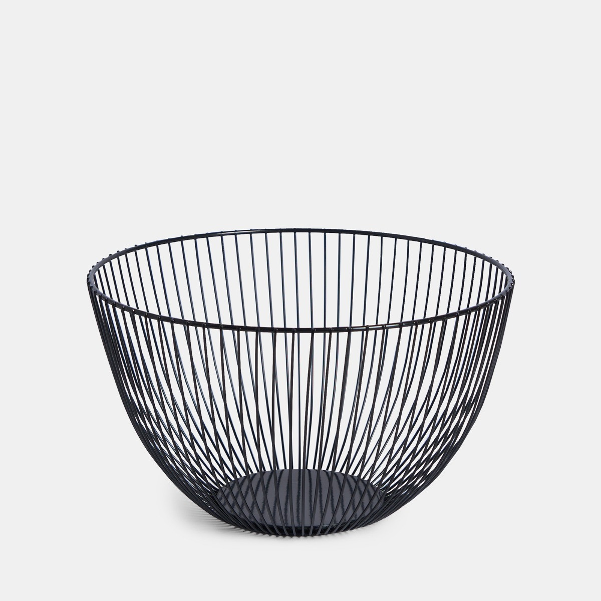 OHS Wire Fruit Basket - Black>