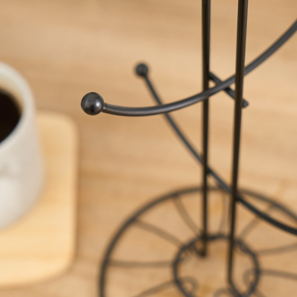 OHS Wire Mug Tree - Black>
