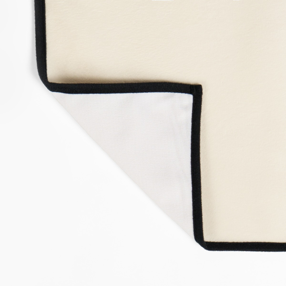 OHS Piped Trim Placemats, Monochrome - 4 Pack>