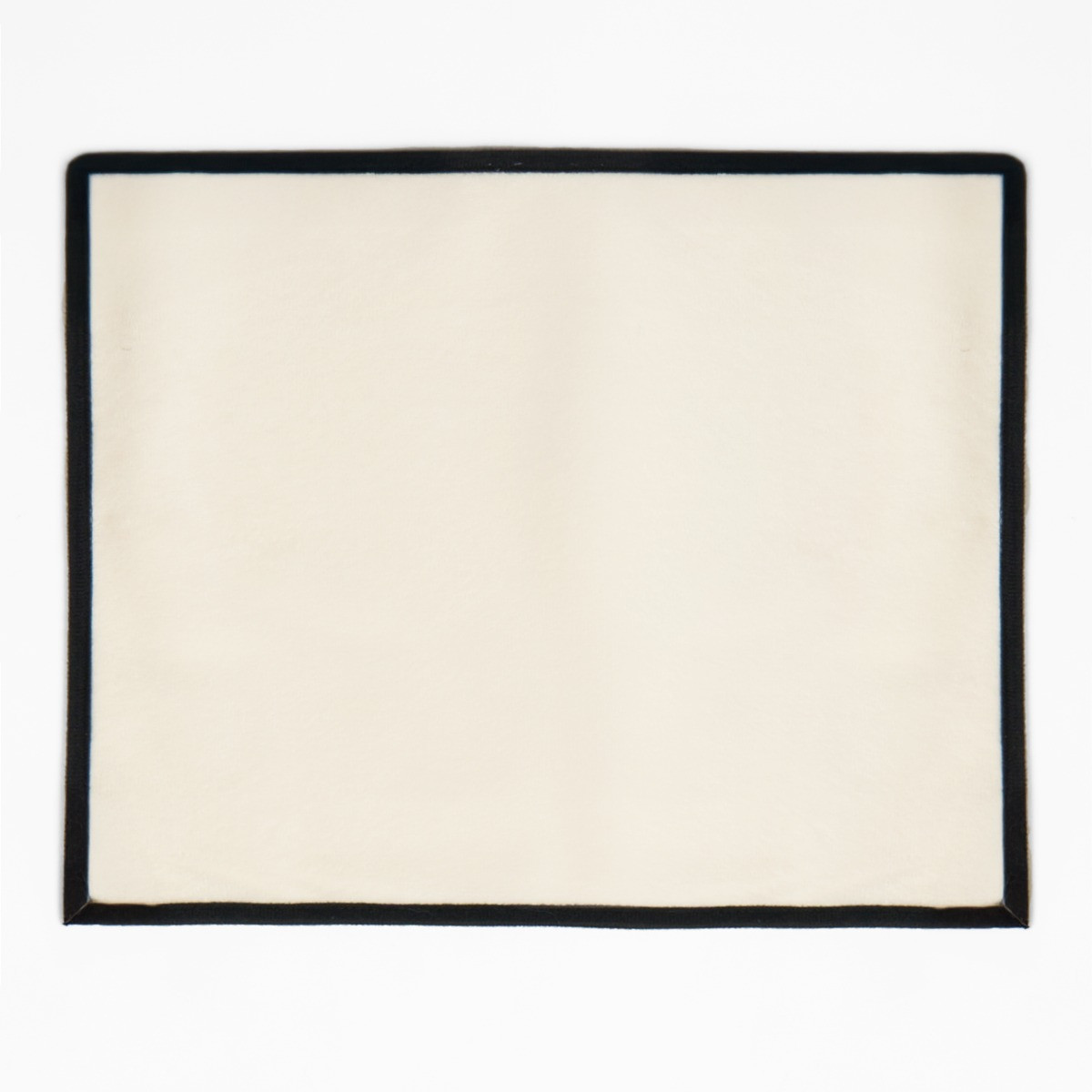 OHS Piped Trim Placemats, Monochrome - 4 Pack>