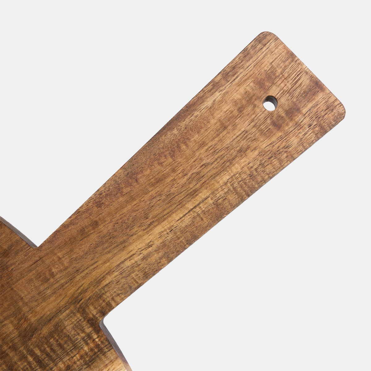 OHS Large Wooden Round Serving Tray - Natural>